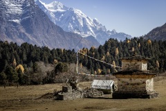 Trek kolem Manaslu: etapa Lho – Samagon 